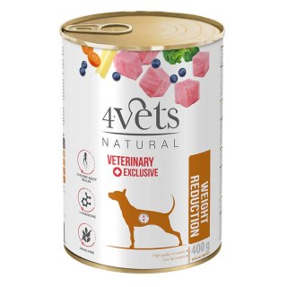 Dolina Noteci 4Vets Dla Psów Weight Reduction 400g 4Vets Natural