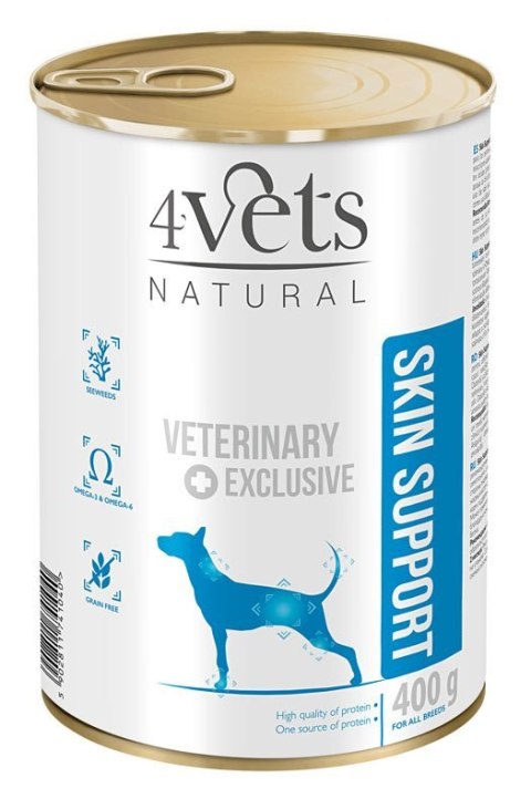 Dolina Noteci 4Vets Dog Skin Support 400g 4Vets Natural