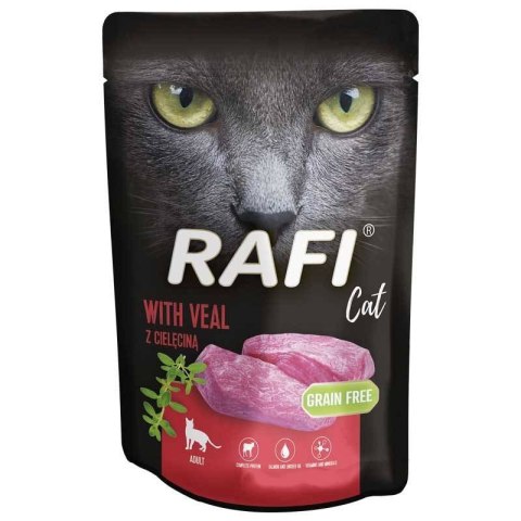 Dolina Noteci Rafi Cat Adult Z Cielęciną 100g Dolina Noteci