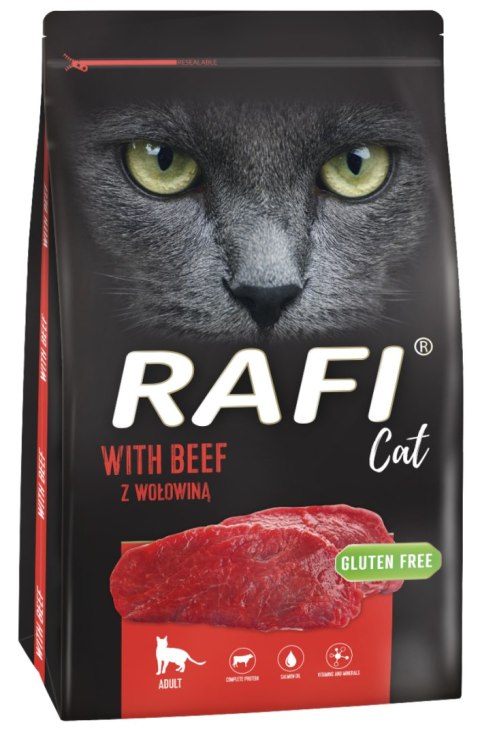 Dolina Noteci Rafi Cat Karma Sucha Dla Kota Z Wołowiną 7kg Dolina Noteci