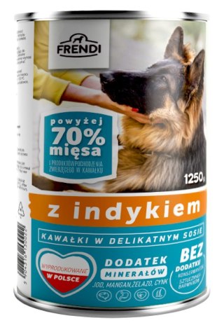 Frendi Kawałki W Delikatnym Sosie Z Indykiem 1250g Frendi