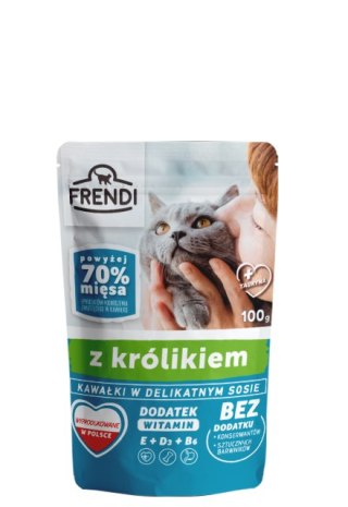 Frendi Kawałki W Delikatnym Sosie Z Królikiem 100g Frendi