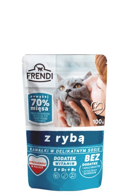 Frendi Kawałki W Delikatnym Sosie Z Rybą 100g Frendi
