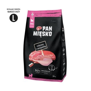 PAN MIĘSKO Cielęcina Z Przepiórką Dla Szczeniąt L 20kg PAN MIĘSKO