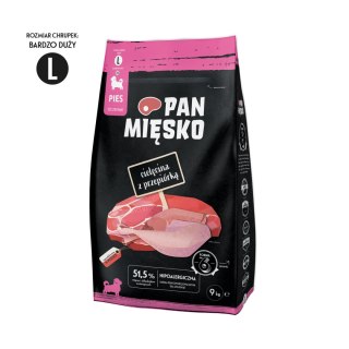 PAN MIĘSKO Cielęcina Z Przepiórką Dla Szczeniąt XS 9kg PAN MIĘSKO