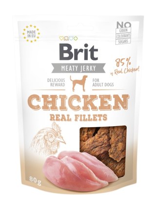 Brit Jerky Snack Chicken Fillets 80g Brit