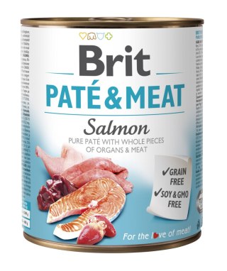 Brit Pate & Meat Salmon 800g Brit