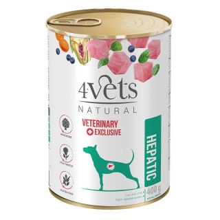 Dolina Noteci 4Vets Hepatic Dla Psów 400g 4Vets Natural