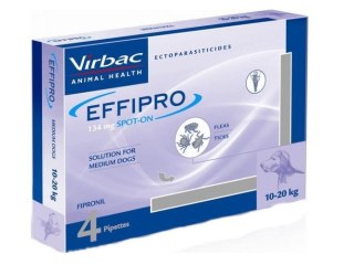 EFFIPRO Spot-On pies M 10-20 kg (pipeta 4 x 1,34ml) Virbac