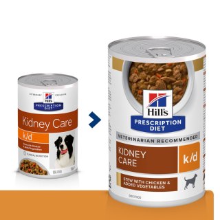 Hill's PD Prescription Diet Canine k/d Gulasz 354g Hills