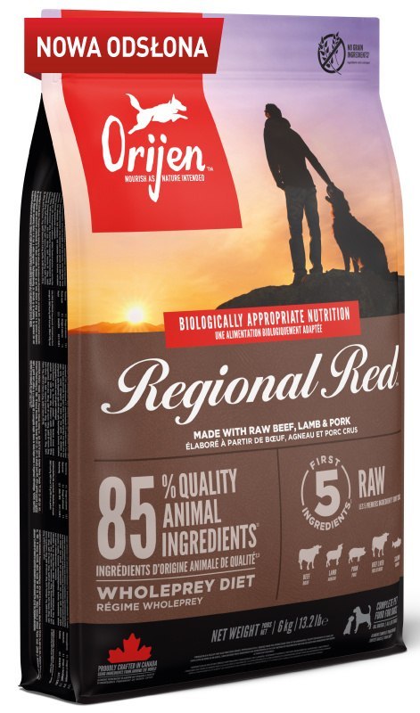Orijen Regional Red Dog 6kg Orijen
