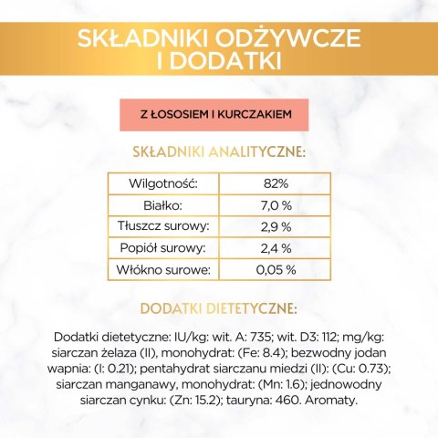 Purina Gourmet Gold łosoś/ kurczak w sosie 85g Gourmet