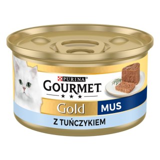 Purina Gourmet Gold mus z tuńczykiem 85g Gourmet