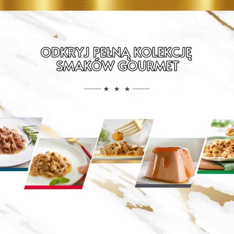 Purina Gourmet Perle Karma dla kotów mini fileciki w sosie z kurczakiem 85 g Gourmet