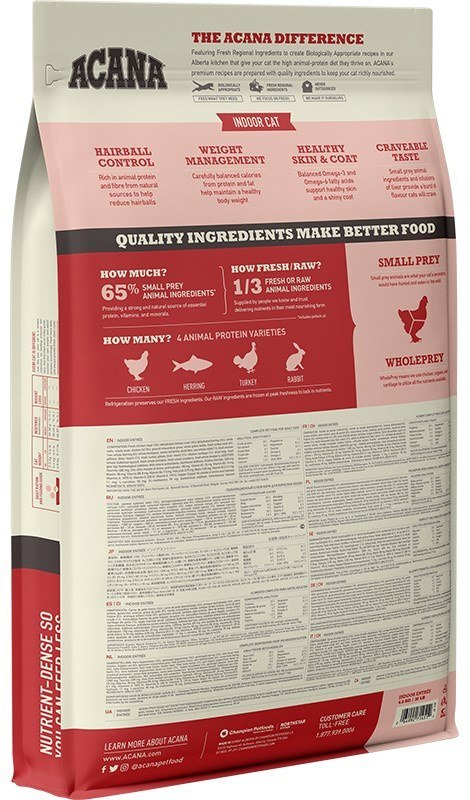 Acana Indoor Entree Cat 4,5kg Acana