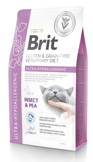 Brit GF Veterinary Diets Cat Gluten & Grain Free Ultra-Hypoallergenic 5kg Brit veterinary