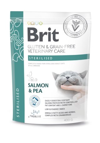 Brit GF Veterinary Diets Cat Sterilised 400g Brit veterinary