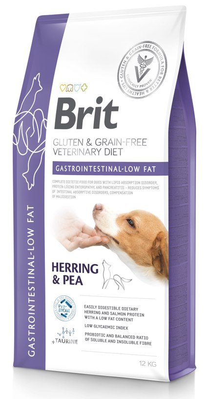 Brit GF Veterinary Diets Dog Gastrointestinal-Low Fat 12kg Brit veterinary