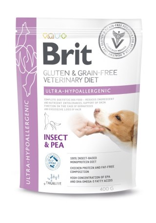 Brit GF Veterinary Diets Dog Ultra-Hypoallergenic Insect 400g Brit veterinary