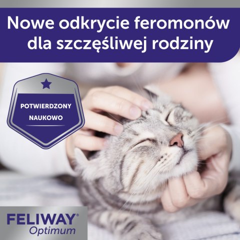 Ceva Animal Health Polska Sp. Z O.o Feliway Optimum Dyfuzor + Wkład 48ml Ceva Animal Health Polska Sp. z o.o.
