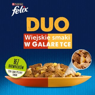 Felix Duo Wiejskie Smaki W Galaretce 4x85g Felix
