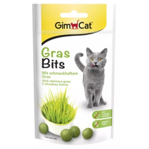GIMCAT GrasBits Przysmak z Trawą 40g Gimborn