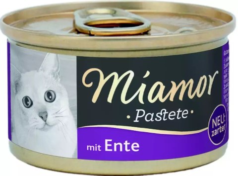 Miamor Pastete kaczka 85g puszka MIAMOR