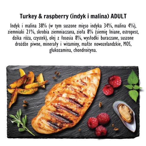 Paka Zwierzaka - Seventh heaven - Indyk z maliną (turkey & raspberry) 9kg Paka Zwierzaka