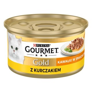 Purina Gourmet Gold Sauce Delight z kurczakiem 85g Gourmet