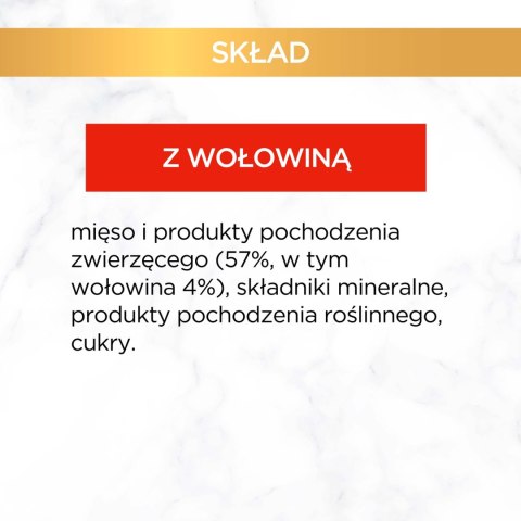 Purina Gourmet Gold mus z wołowiną 85g Gourmet