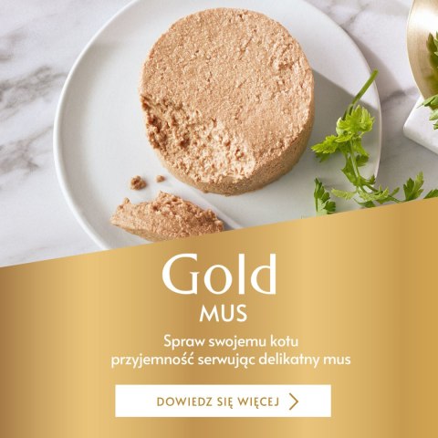 Purina Gourmet Gold mus z wołowiną 85g Gourmet