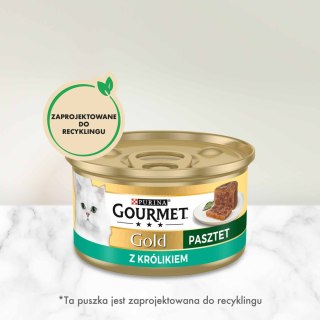 Purina Gourmet Gold pasztet z królikiem 85g Gourmet