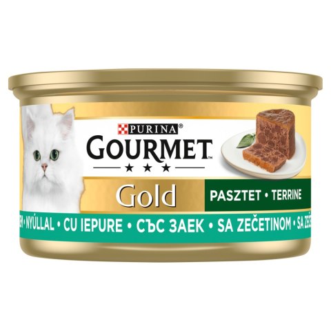 Purina Gourmet Gold pasztet z królikiem 85g Gourmet