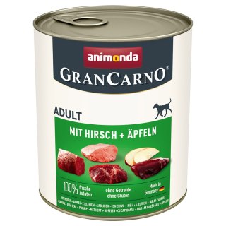 Animonda GranCarno Adult Dog Jeleń & Jabłko 800g Animonda