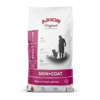 Arion Original Skin & Coat Adult Salmon & Rice Large Breed 12kg Arion