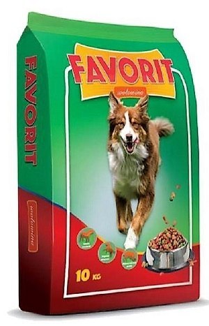 Favorit Karma Sucha Dla Psa Wołowina 10kg Favorit