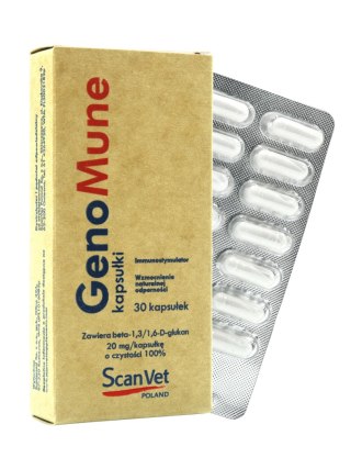 Genomune Suplement 20mg 30 Kapsułek Scanvet