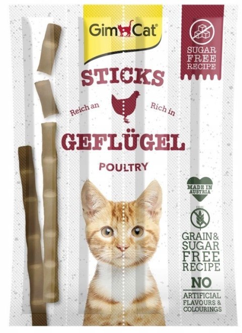Gimcat Sticks Przysmak Dla Kota Z Drobiem I Wątróbką 4szt Gimborn