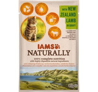 IAMS Naturally Adult Cat with New Zealand Lamb in Gravy 85g Iams