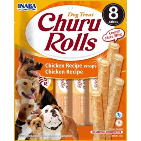 INABA Churu Rolls Dla Psa Kurczak 8 X 12 G INABA