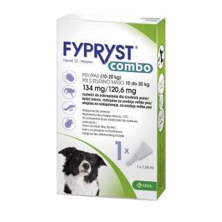 Krka Fypryst Combo Na Pchły I Kleszcze Dla Psa 10-20kg 1 Pipeta KRKA