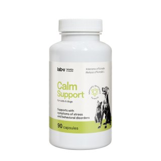 Lab-v Calm Support Wspomaganie Przy Objawach Stresu I Zaburzeniach Behawioralnych 90 Kapsułek LAB-V