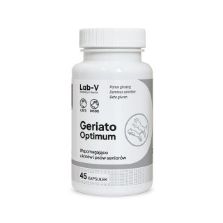 Lab-v Geriato Optimum Wspomaganie Zdrowia Seniorów Dla Psów I Kotów 45 Kapsułek LAB-V