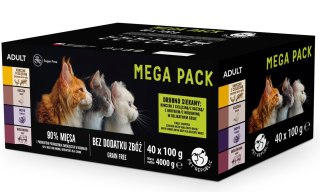 Pet Republic Mega Pack Karma Mokra Dla Kota 40x100g - Mix Smaków Pet Republic
