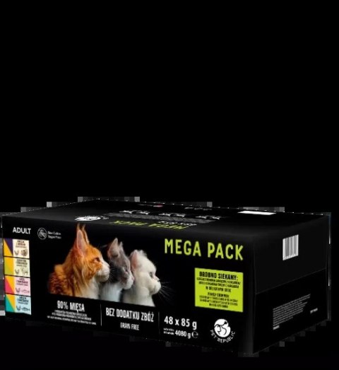PetRepublic Mega Pack karma mokra dla kotów Pet Republic