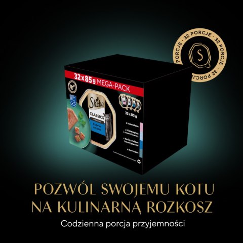 SHEBA® Classics Rybne Smaki 32x85g Sheba