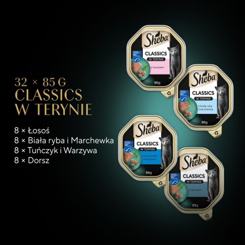 SHEBA® Classics Rybne Smaki 32x85g Sheba