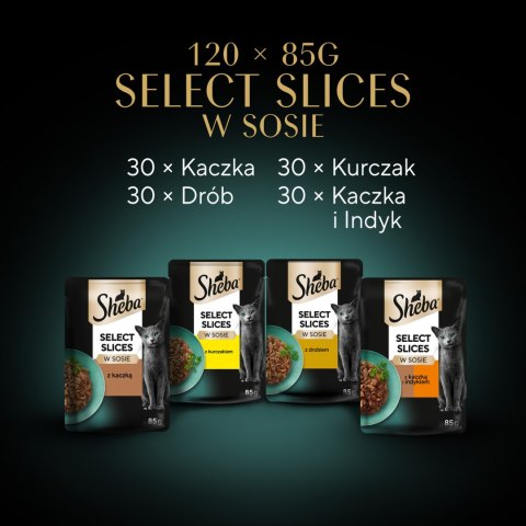 Sheba Selection Karma Dla Kota Drobiowe Smaki 120x85g Sheba