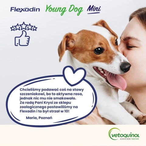Vetoquinol Flexadin Young Dog Mini Kąski Dla Psa 60 Sztuk Vetoquinol