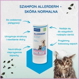 Virbac Allerderm Szampon Dla Psów I Kotów Do Skóry Normalnej 250ml Virbac
